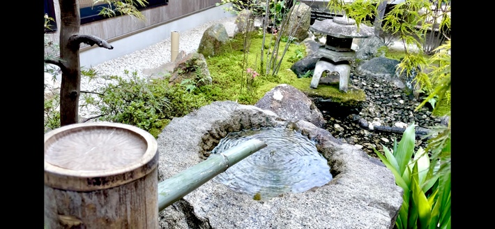 蹲(つくばい)日本庭園 画像