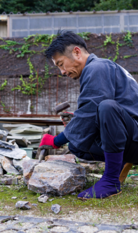 仲根石工造園　代表取締役　写真