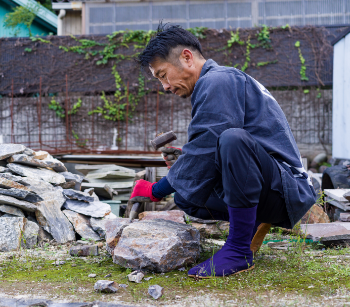 仲根石工造園　代表取締役　写真