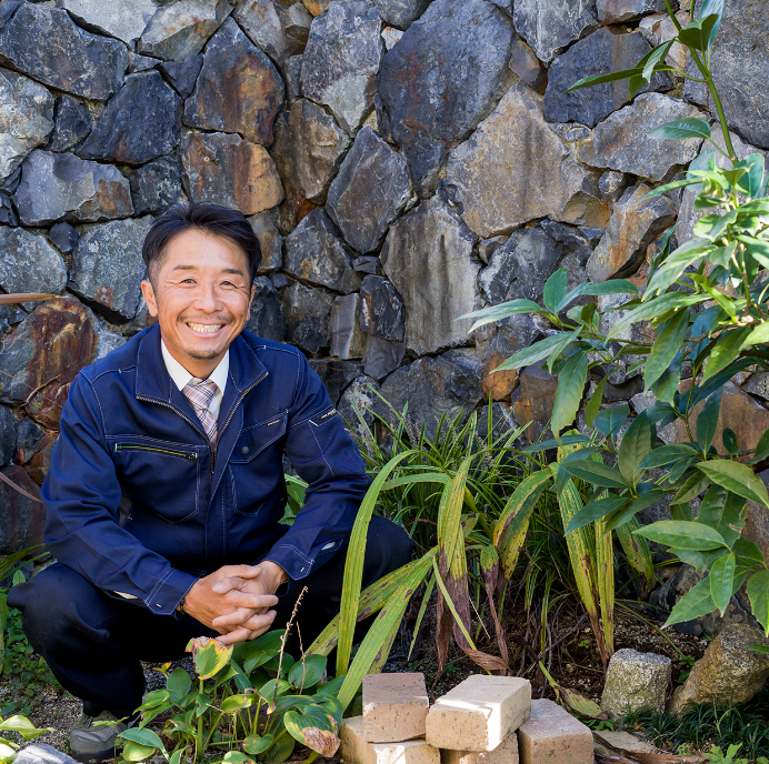 仲根石工造園　代表取締役　写真